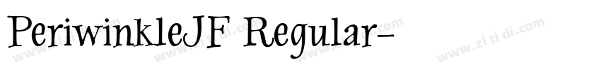 PeriwinkleJF Regular字体转换